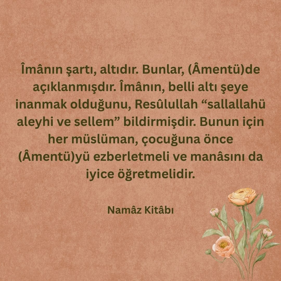 İmanın Şartı